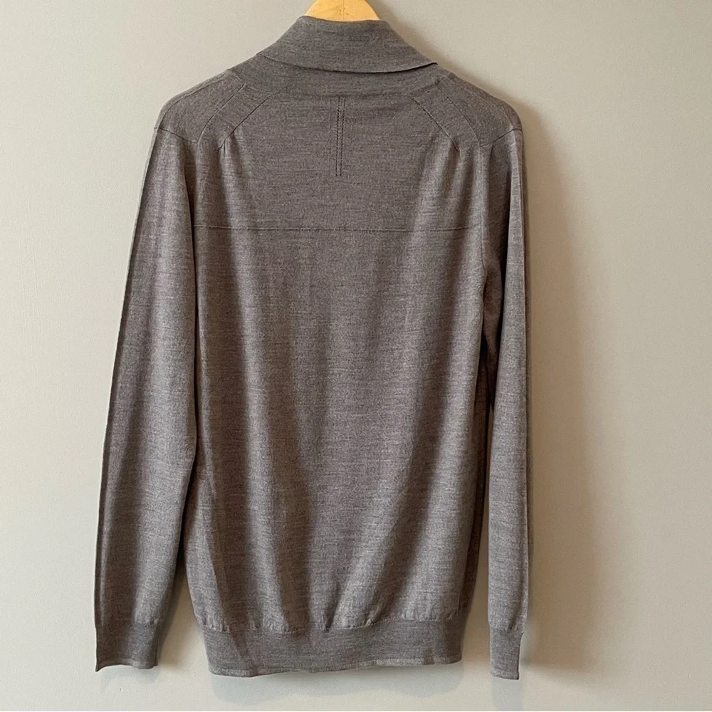 +39 Masq 100% pure extra fine Merino wool cardigan - Picture 7 of 10